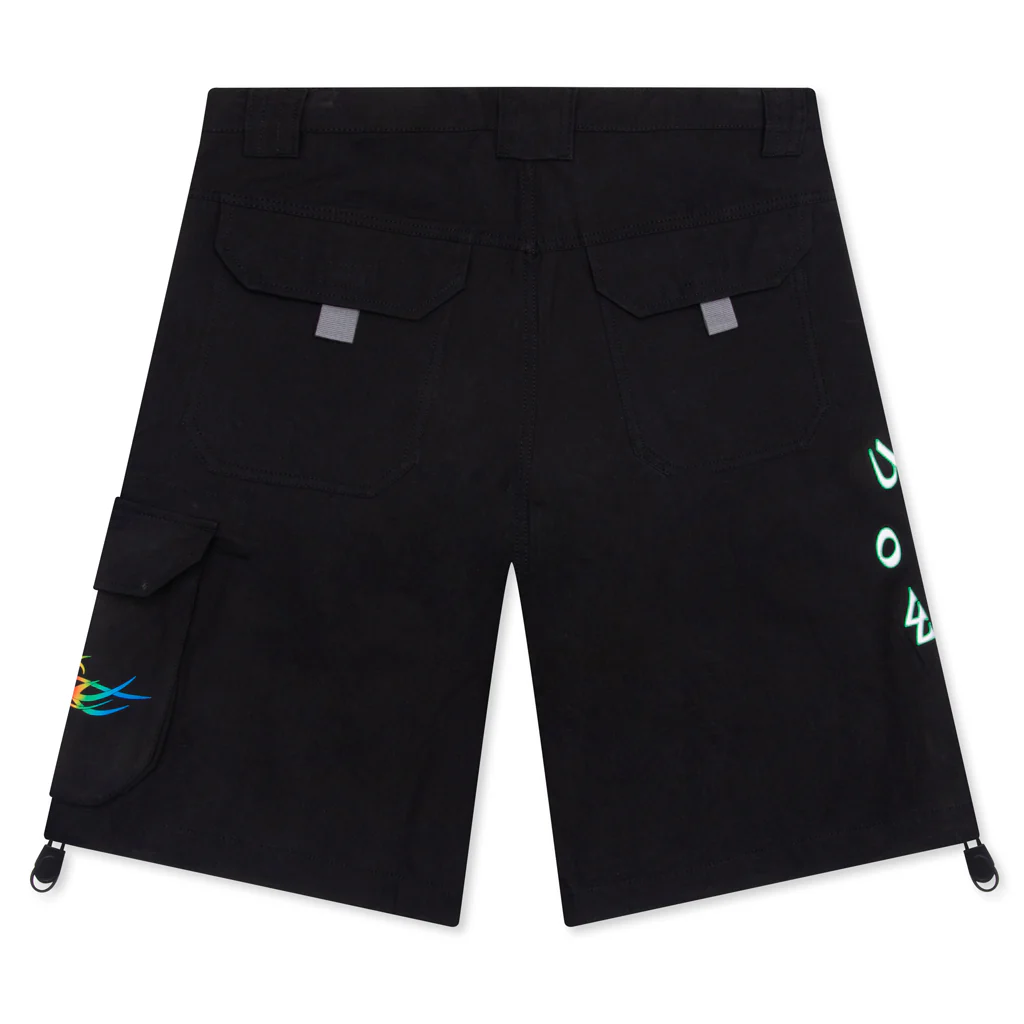 Adventure Cargo Shorts - Black - Image 2