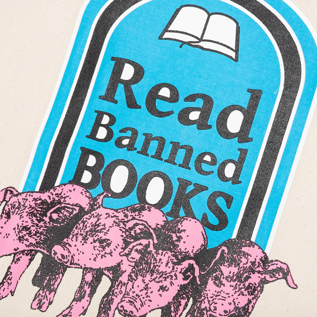 Banned Books Tote - Natural - Image 3