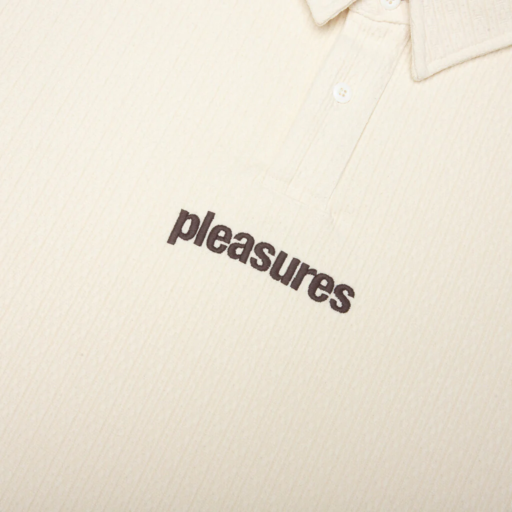 Cable Polo - Ecru - Image 3