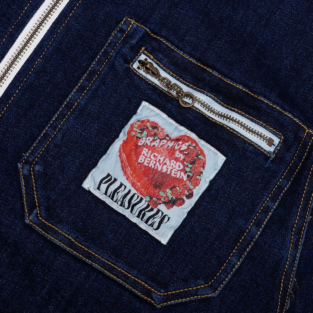 Cake Denim Jacket - Indigo - Image 3