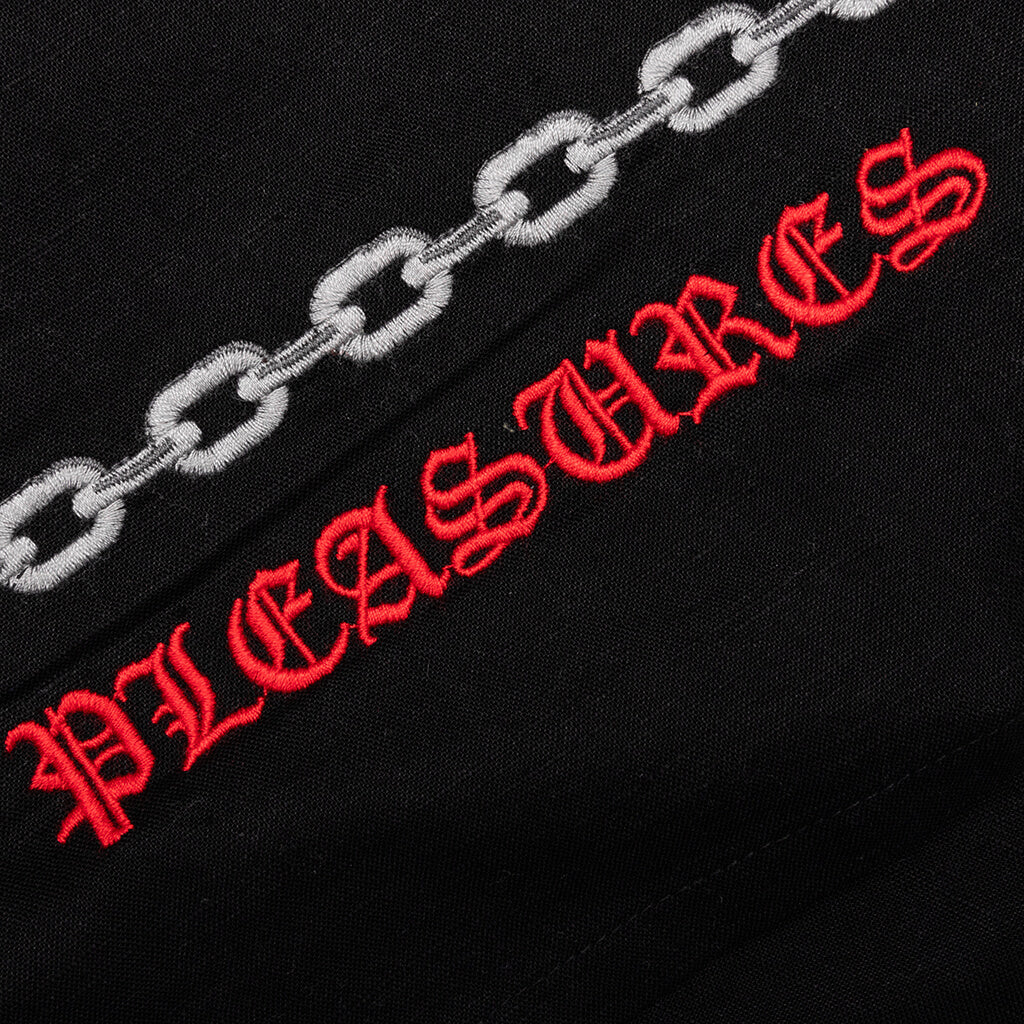 Chain Button Up Shirt - Black - Image 4