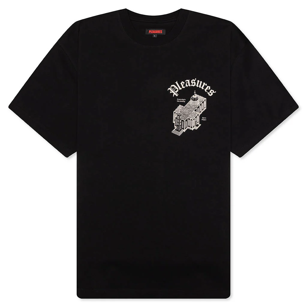 Chapel Heavyweight T-Shirt - Black