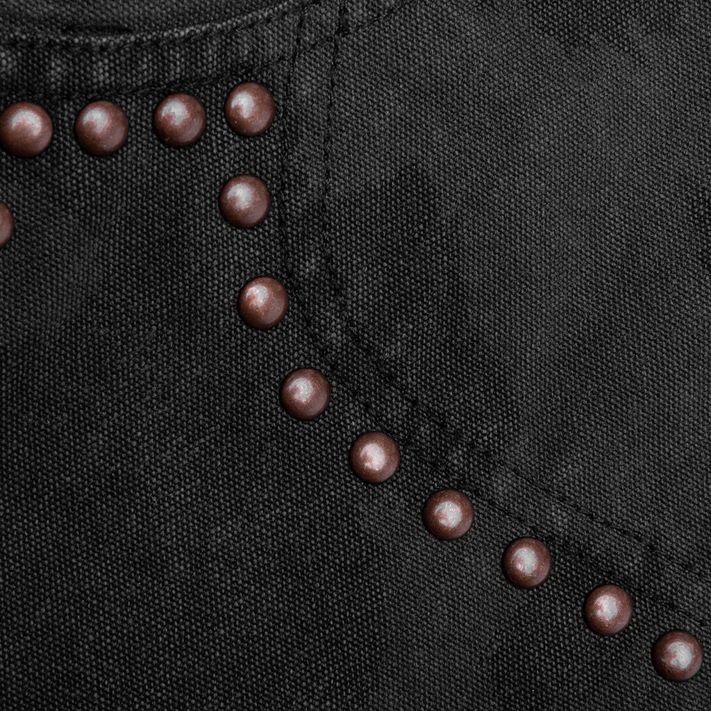 Cowhide Double Knee Work Pant - Black - Image 3
