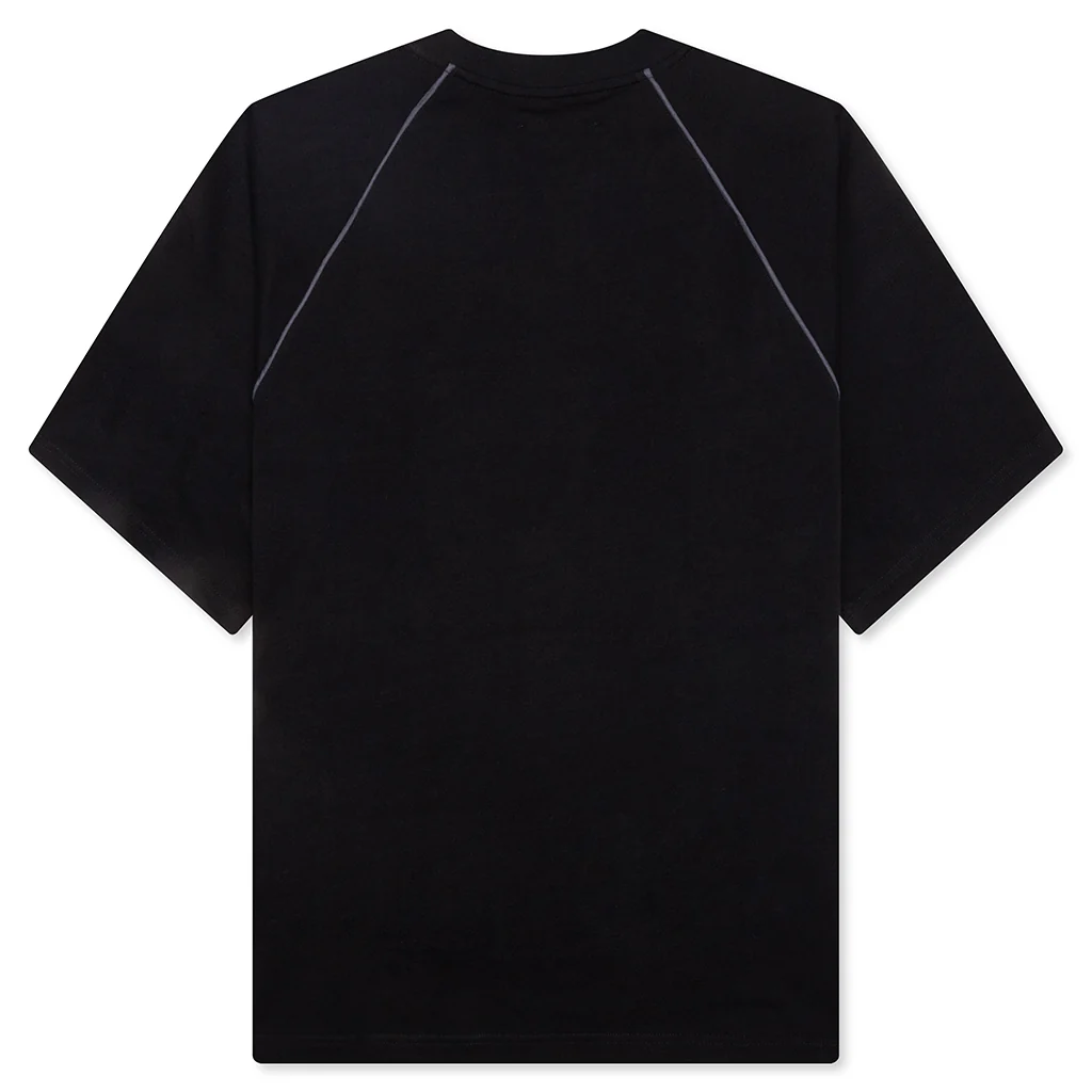 Crumble Heavyweight Raglan - Black - Image 2