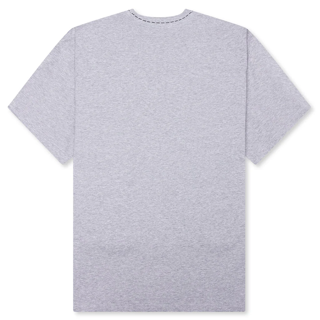 Cut Here Heavyweight Shirt - Heather Grey - Image 2