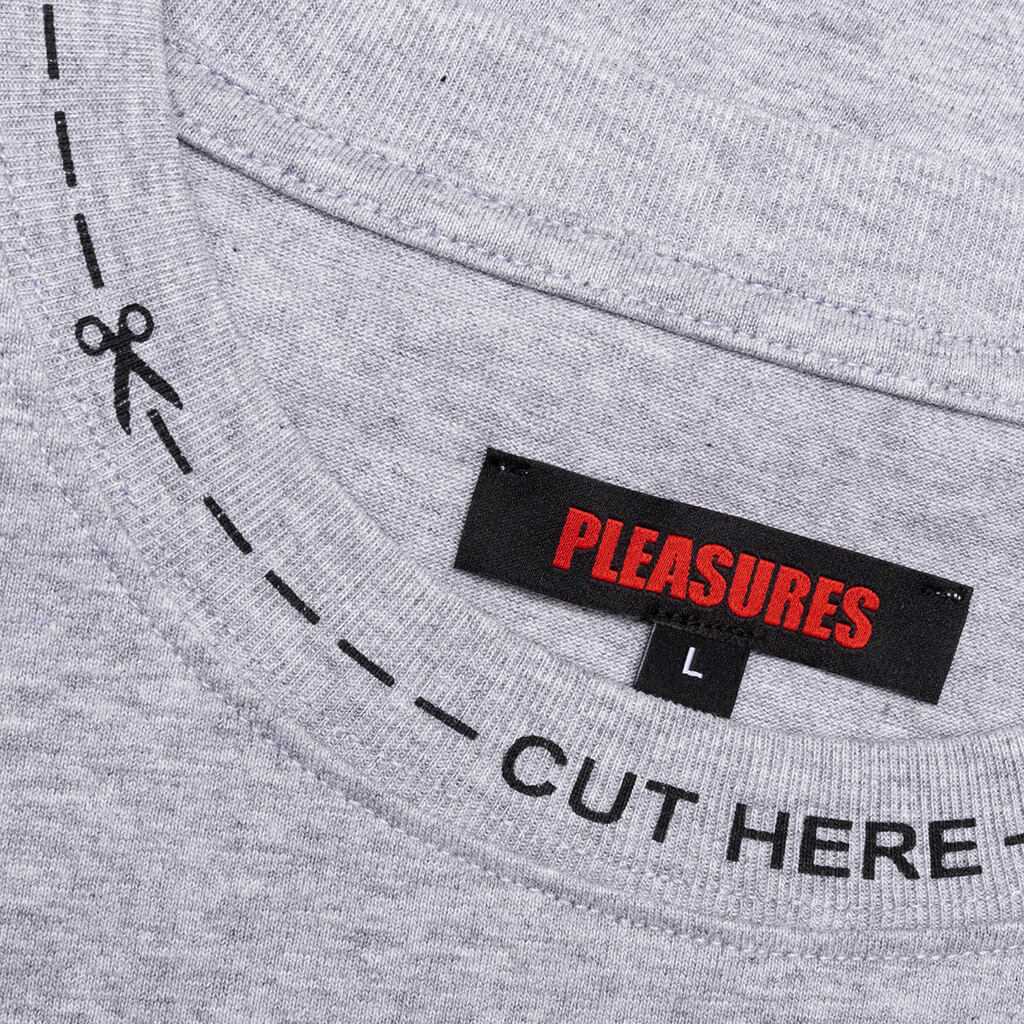 Cut Here Heavyweight Shirt - Heather Grey - Image 3