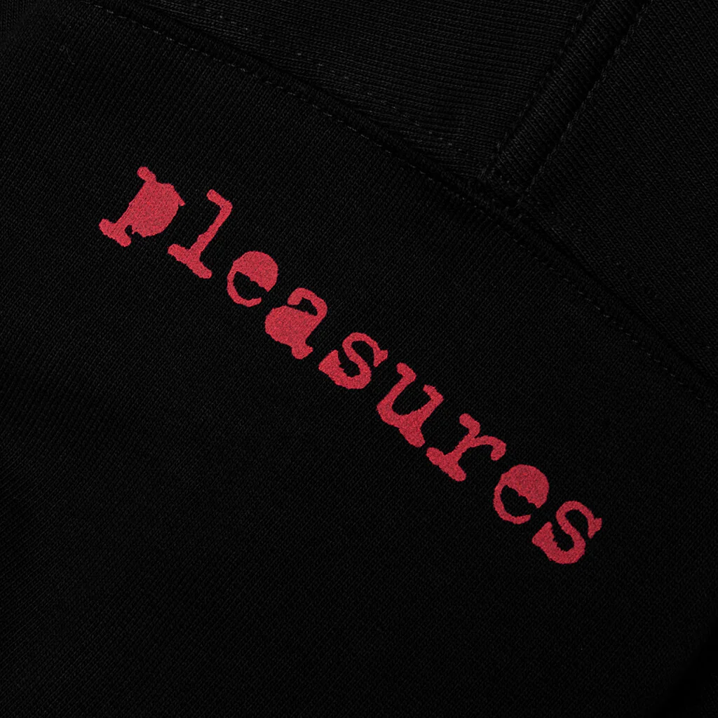 Pleasures x Zero Dane Studded Hoodie - Black - Image 5