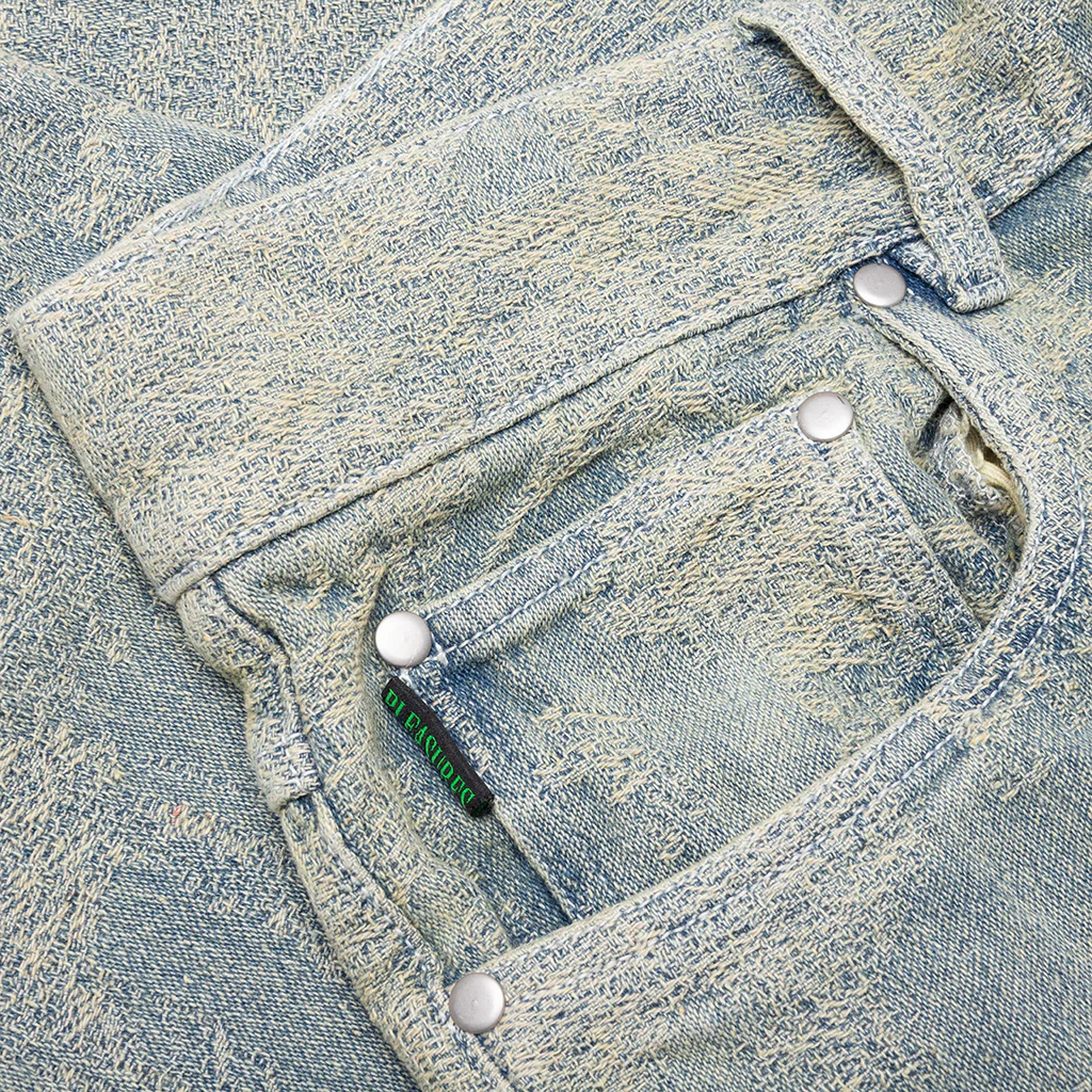 Dizzy 5 Pocket Denim - Yellow - Image 4