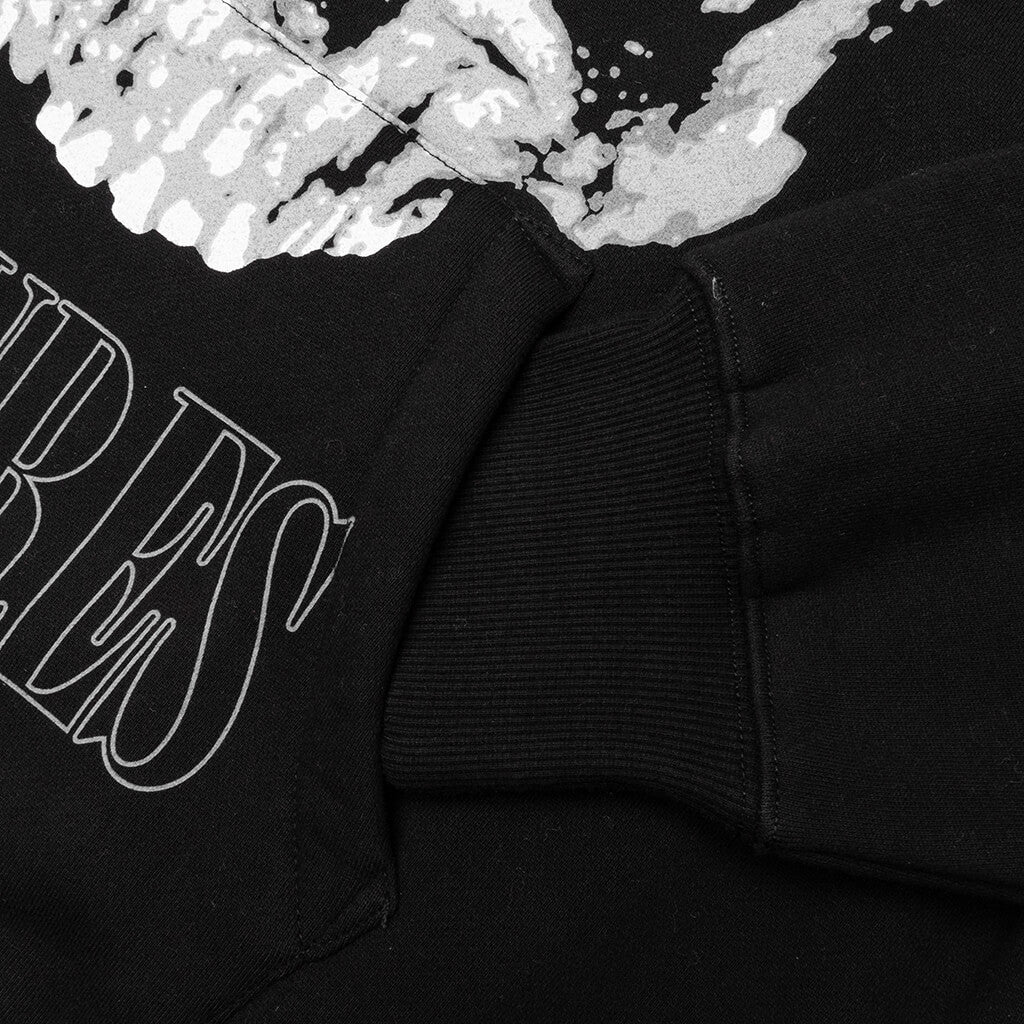 Double Skull Hoodie - Black - Image 4