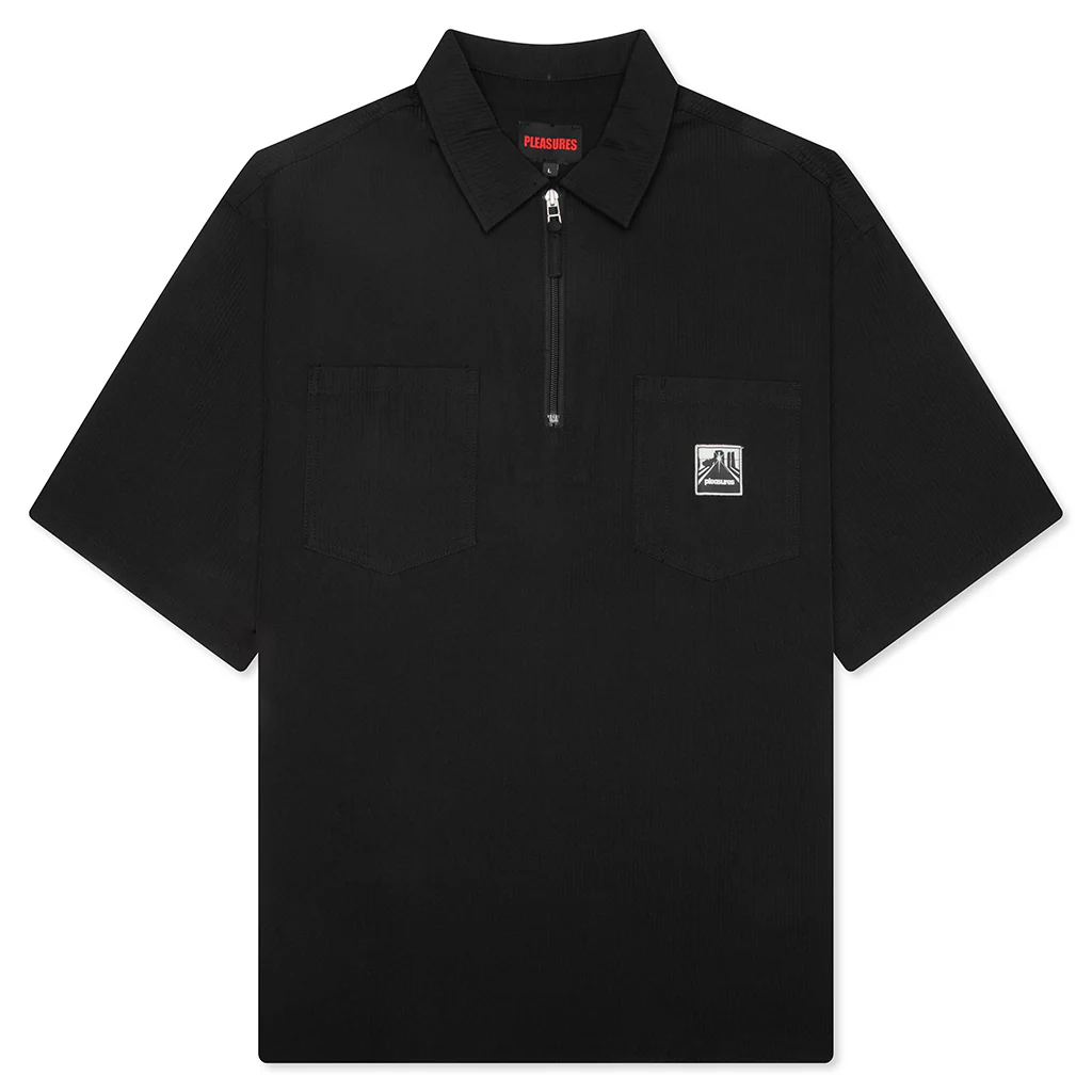 Electron Zip Polo - Black
