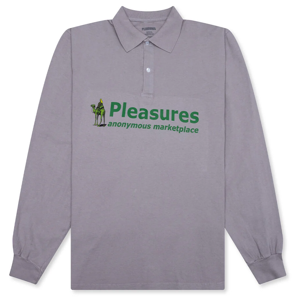 Exchange Polo Long Sleeve - Grey