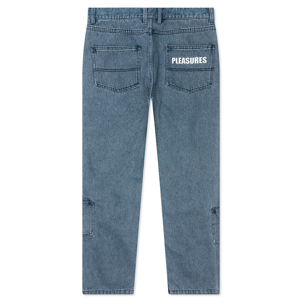 Floral Ultra Double Knee - Indigo - Image 2