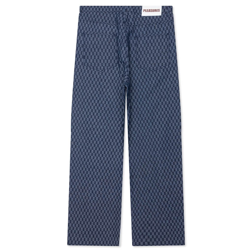 Formula Baggy Jeans - Indigo Checker - Image 2