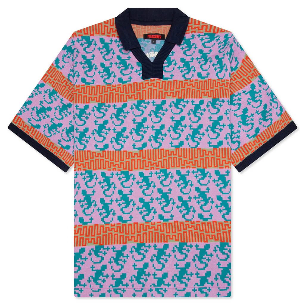 Gecko Jacquard Polo - Multi