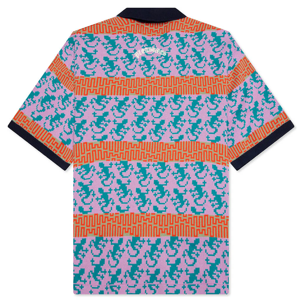 Gecko Jacquard Polo - Multi - Image 2