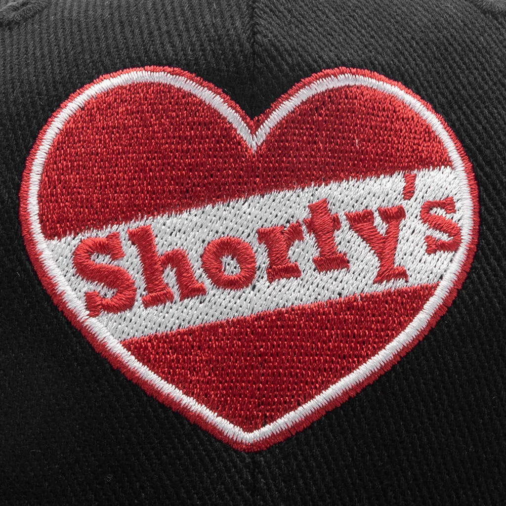 Heart Snapback - Black - Image 2