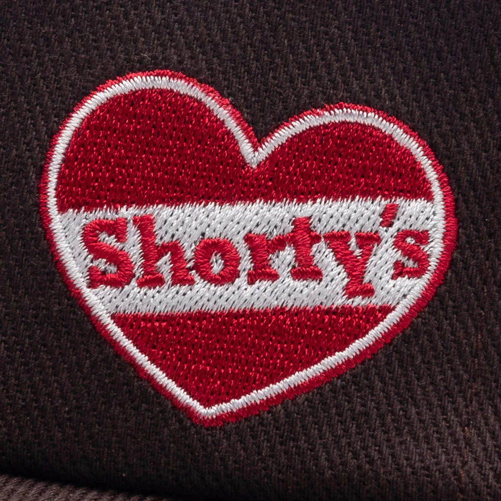 Heart Snapback - Brown - Image 2