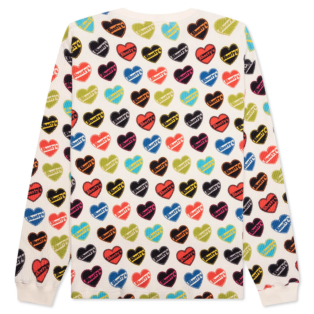 Heart Thermal Long Sleeve - Natural - Image 2