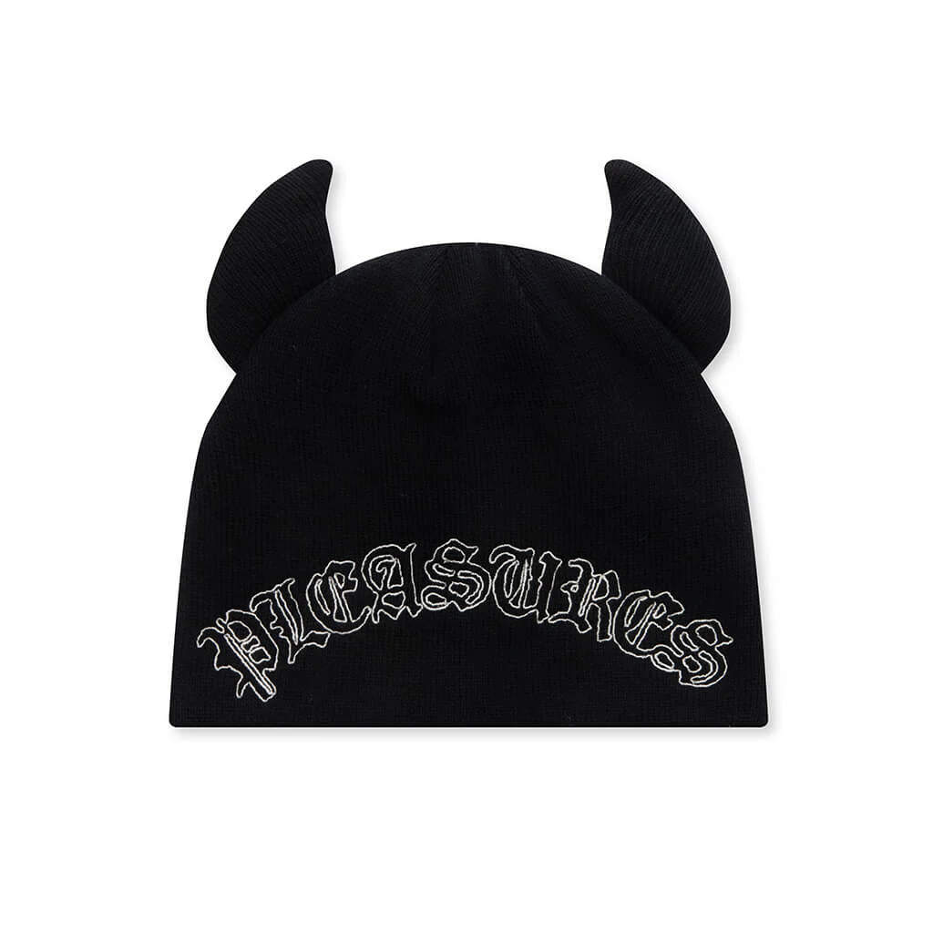Horns Skully - Black