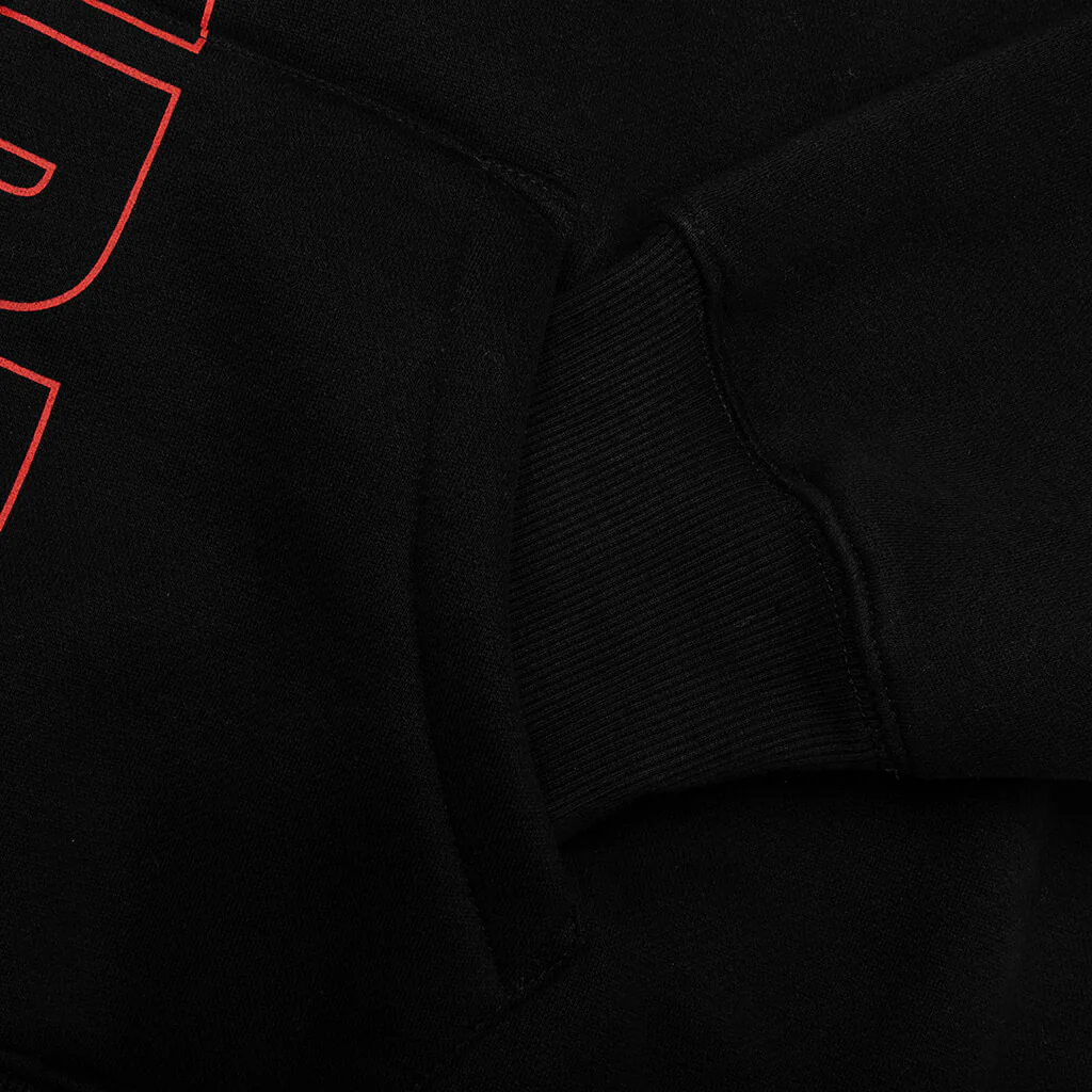 Impact Zip Hoodie - Black - Image 4