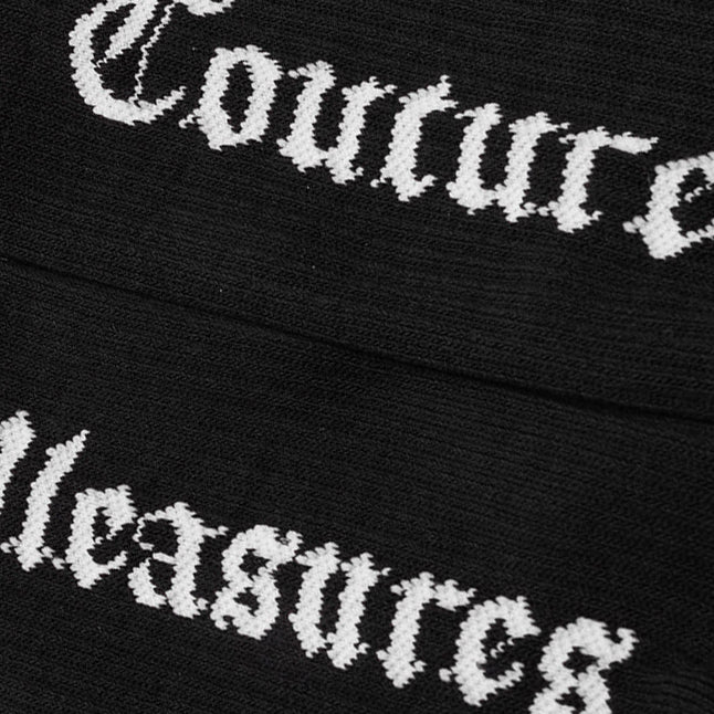 Pleasures x Juicy Couture Old English Sock - Black - Image 3