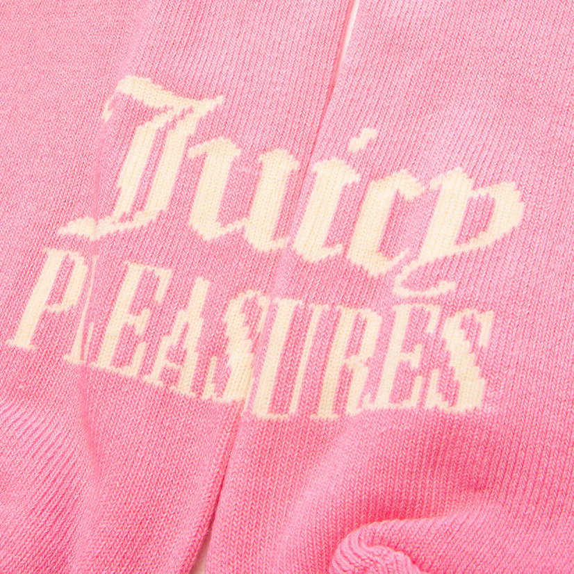 Pleasures x Juicy Couture Old English Socks - Pink - Image 2