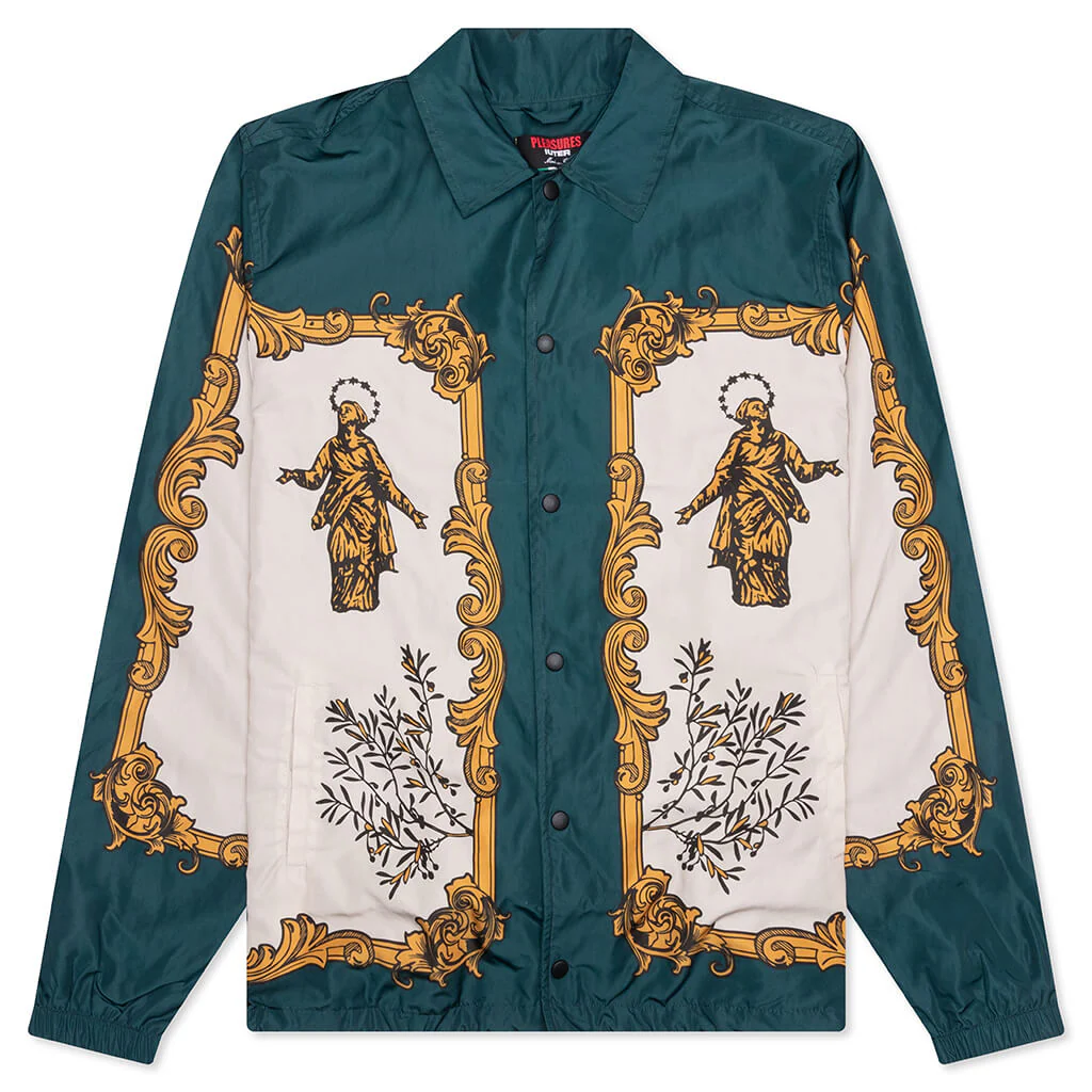 Lorenzo Coach Jacket - Dark Green