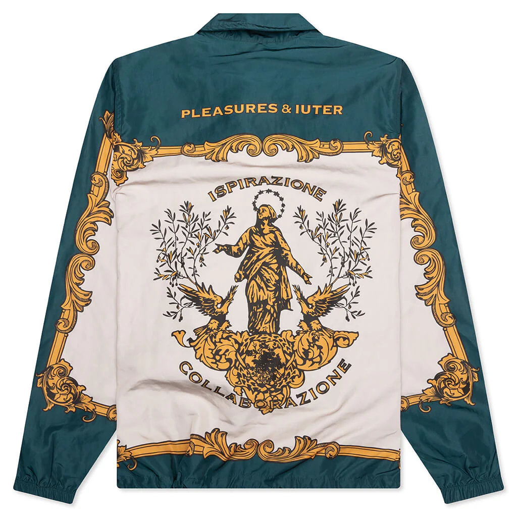 Lorenzo Coach Jacket - Dark Green - Image 2