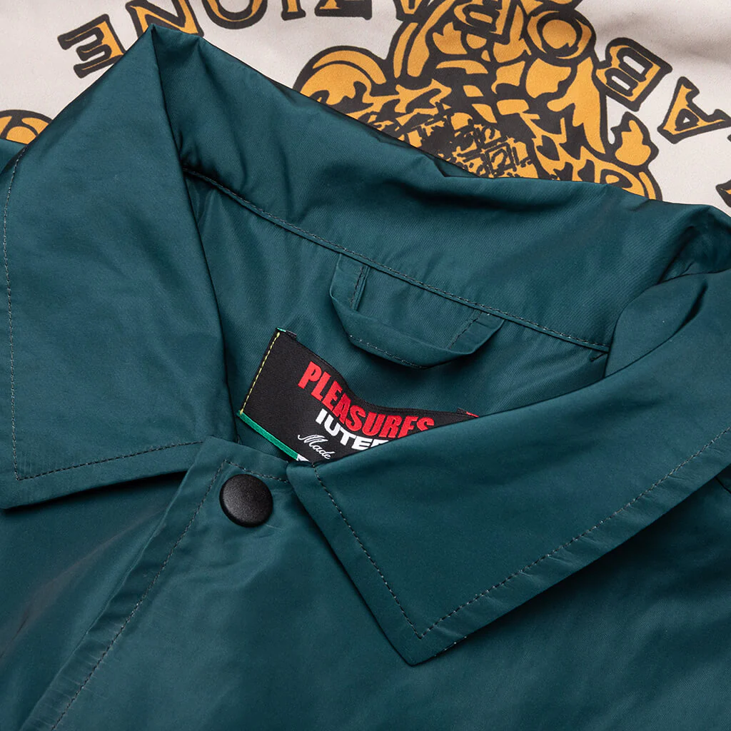 Lorenzo Coach Jacket - Dark Green - Image 6