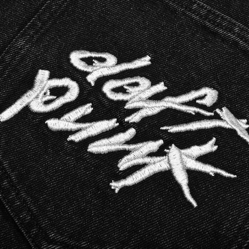 Lucky Studded Jorts - Black - Image 3