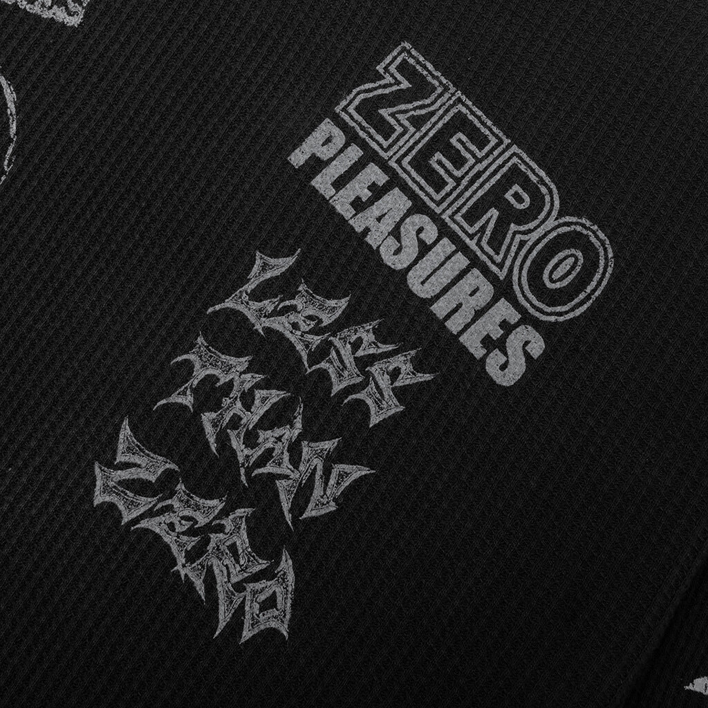 Pleasures x Zero Misled Thermal Long Sleeve - Black - Image 3