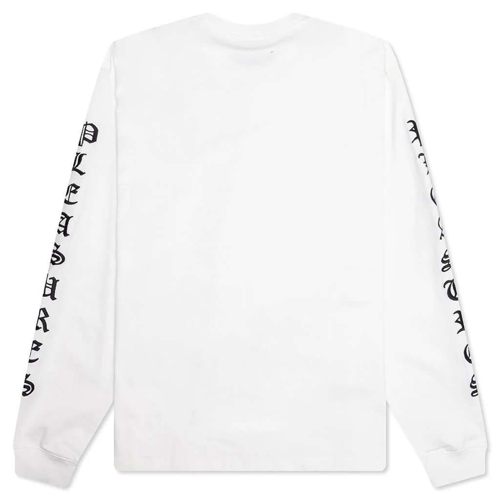 Oe Heavyweight Long Sleeve - White - Image 2