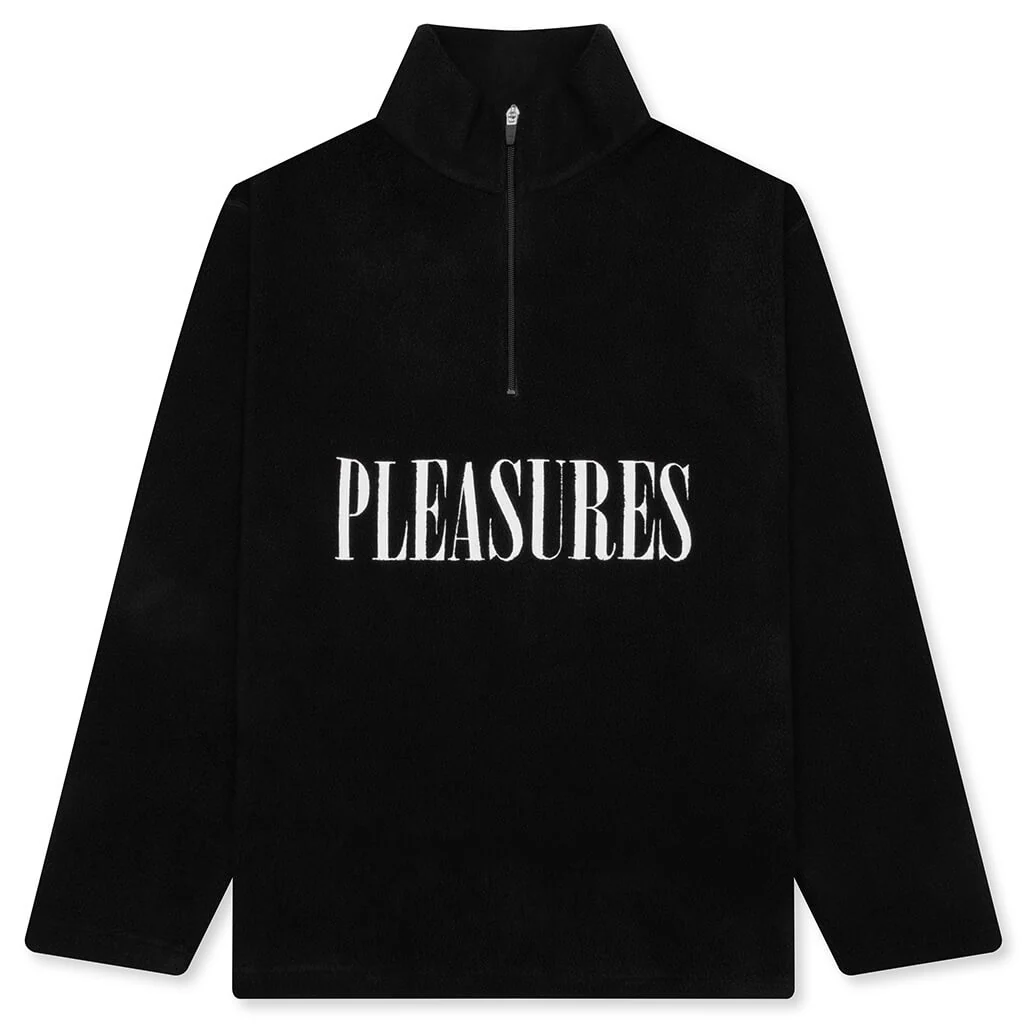Onxy Half Zip Polar Fleece - Black