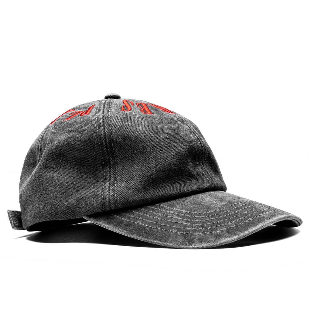 Onyx Crown Washed Cap - Black/Red - Image 3