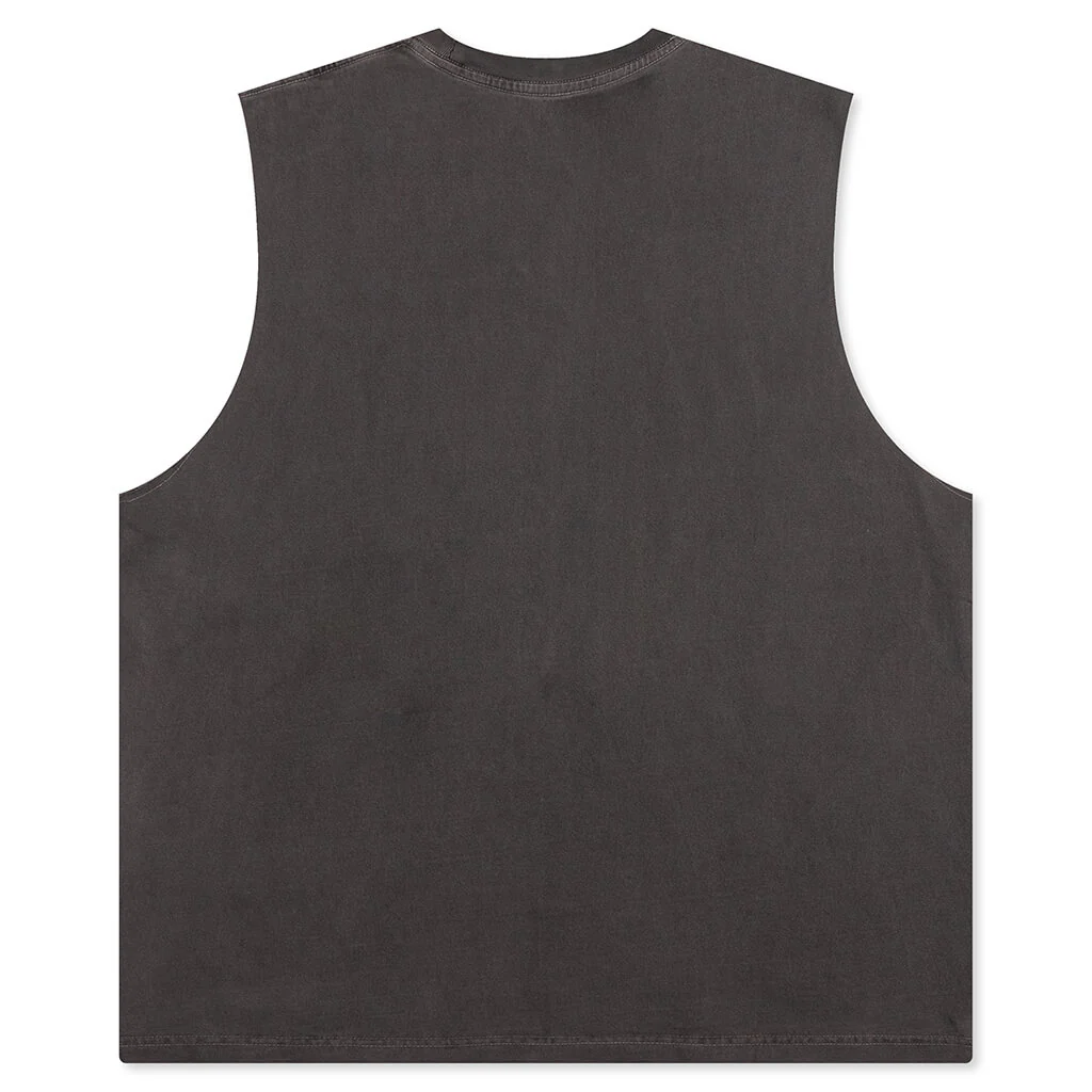 Onyx Sleeveless Shirt - Faded Black - Image 2