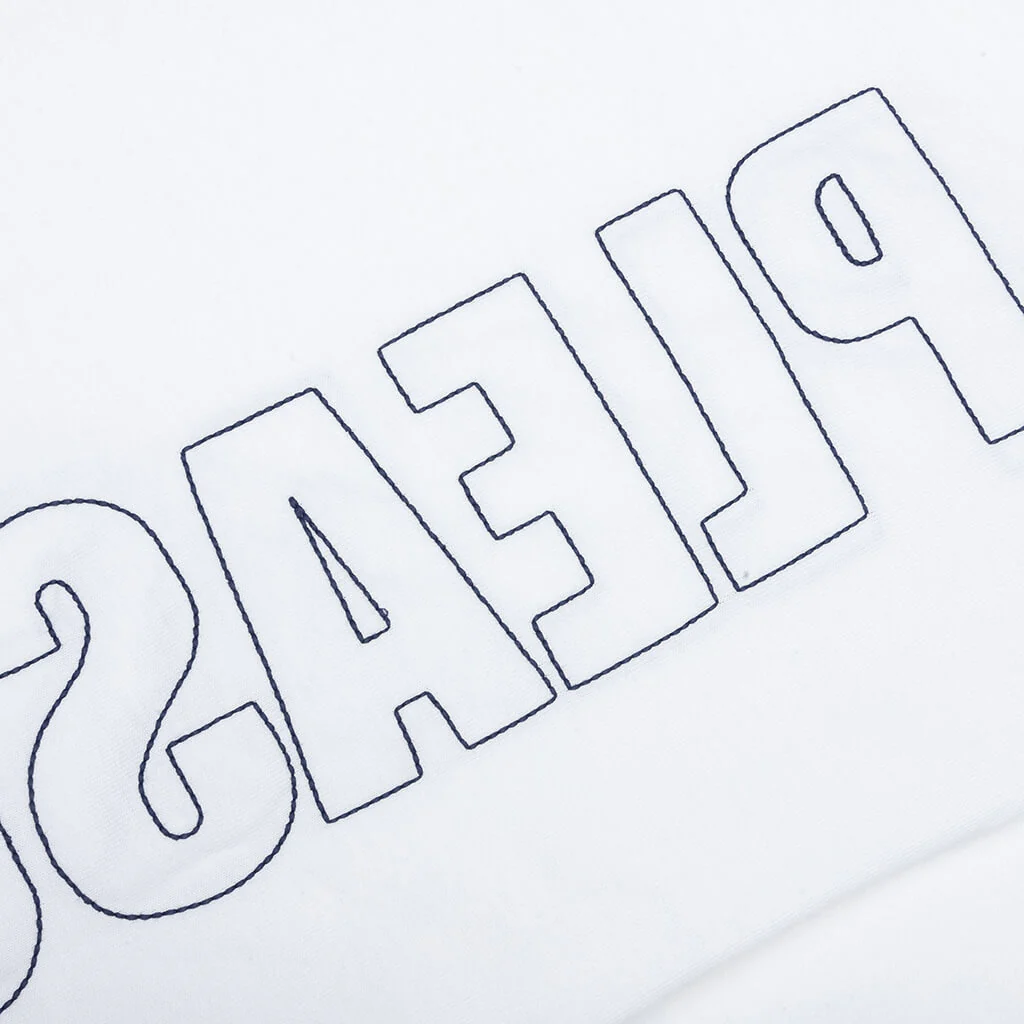 Outline Heavyweight T-Shirt - White - Image 4