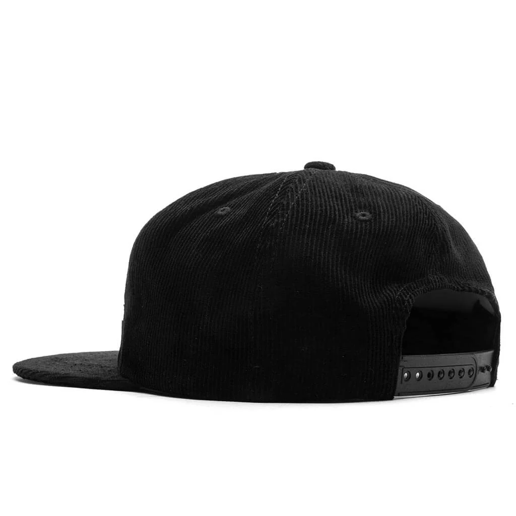 Pit Stop Corduroy Hat - Black - Image 4