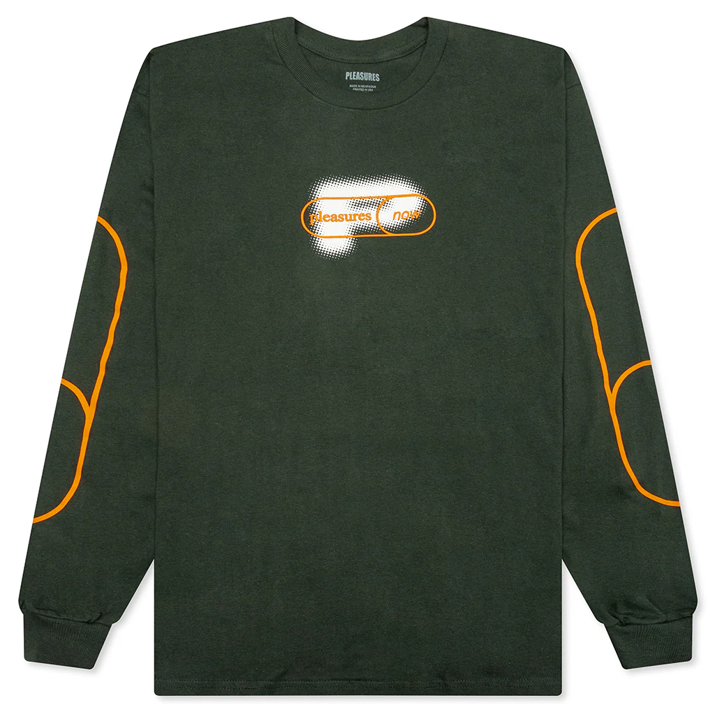 Pixel P Long Sleeve - Forest Green