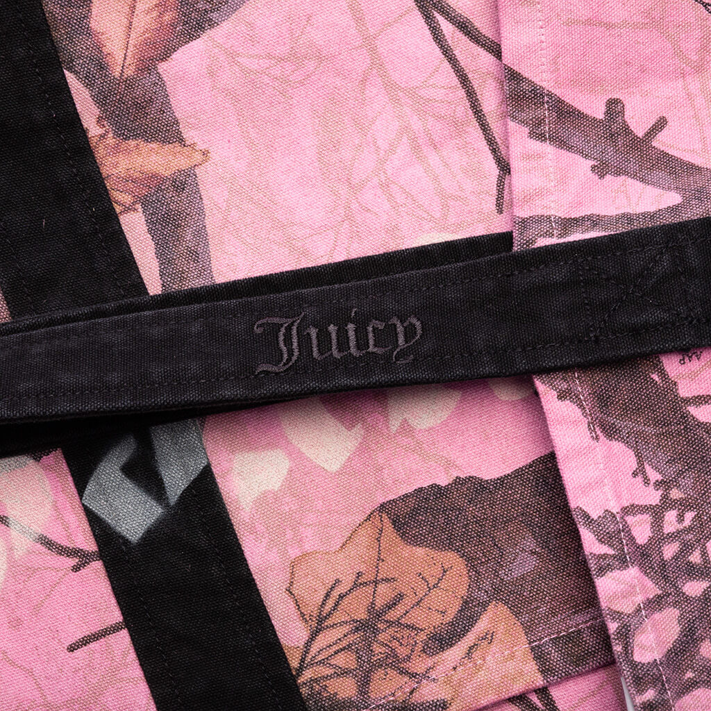 Pleasures x Juicy Couture Realtree Canvas Tote - Pink Edge - Image 4