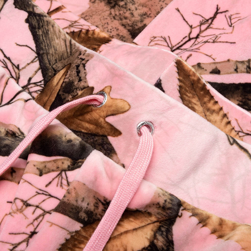 Pleasures x Juicy Couture Realtree Velour Track Pants - Pink Edge - Image 4