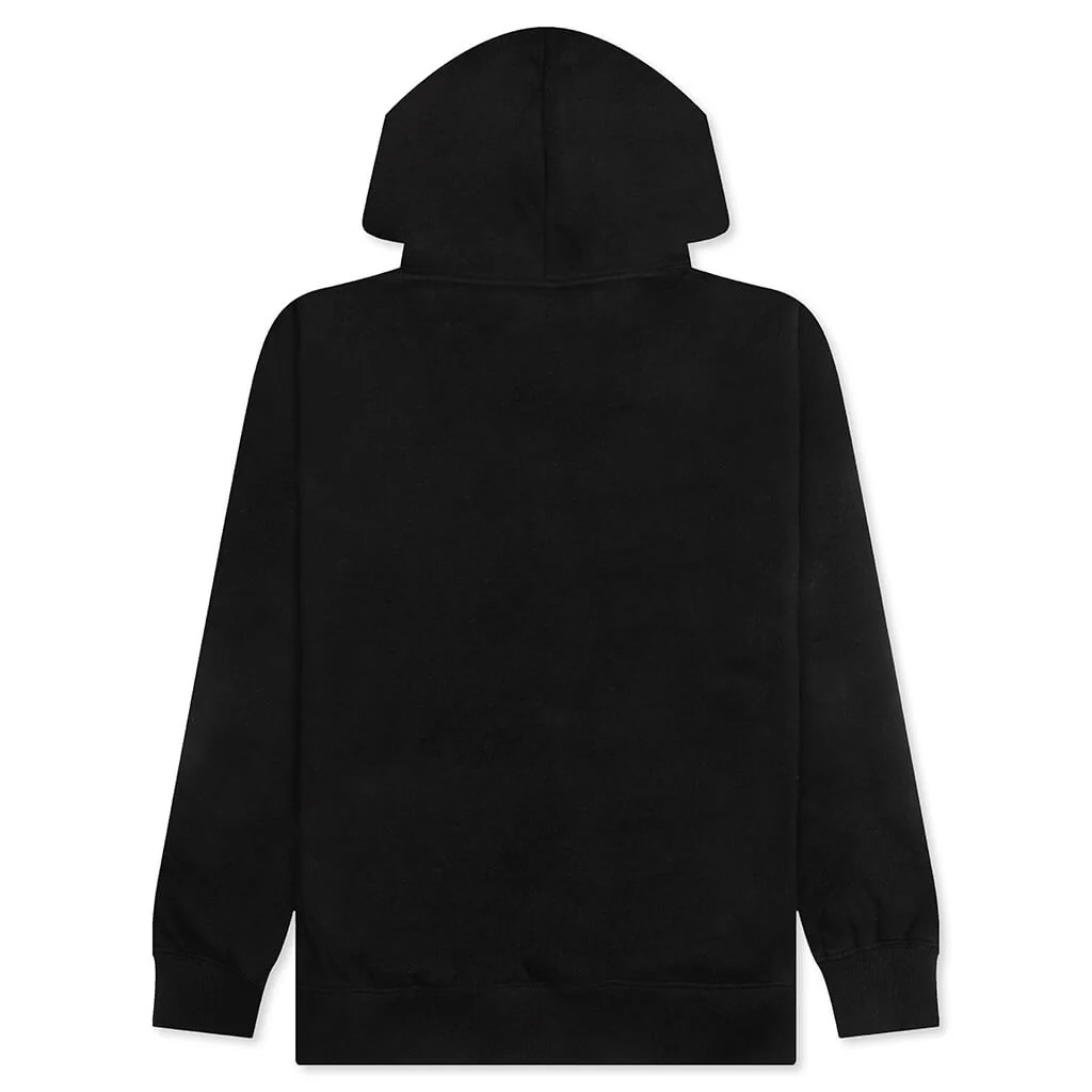 Rhinestone Impact Hoodie - Black - Image 2