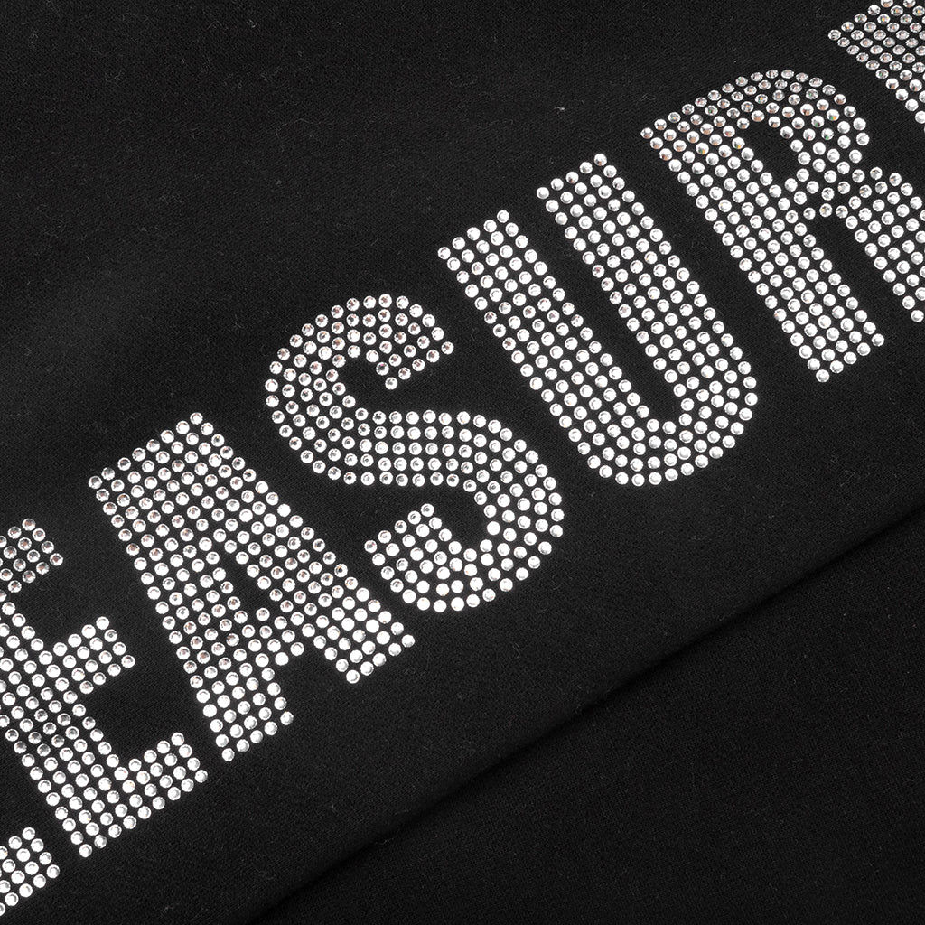 Rhinestone Impact Sweatpants - Black - Image 4