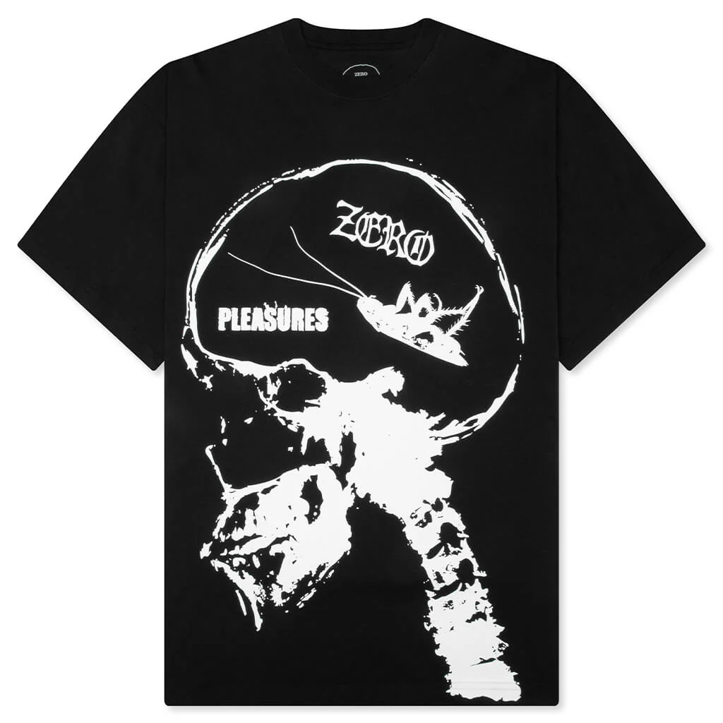 Pleasures x Zero Roaches T-Shirt - Black