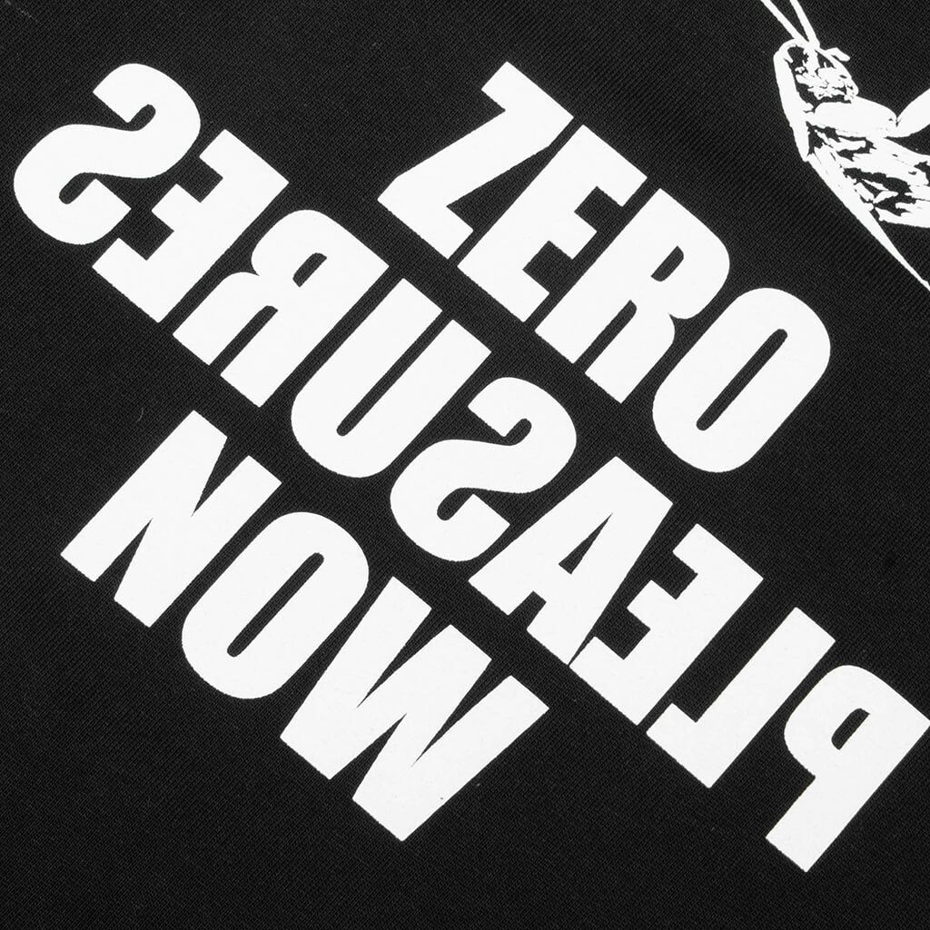Pleasures x Zero Roaches T-Shirt - Black - Image 4