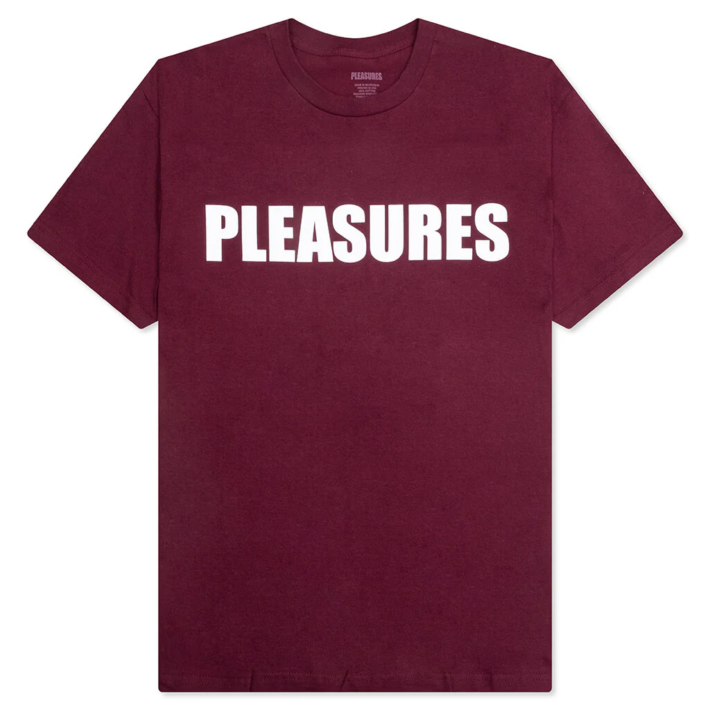 Security T-Shirt - Burgundy