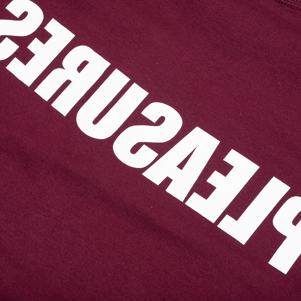 Security T-Shirt - Burgundy - Image 4