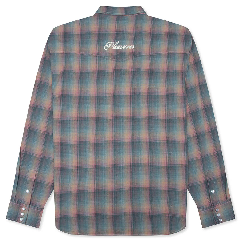 Sender Western Button Up - Pink - Image 2