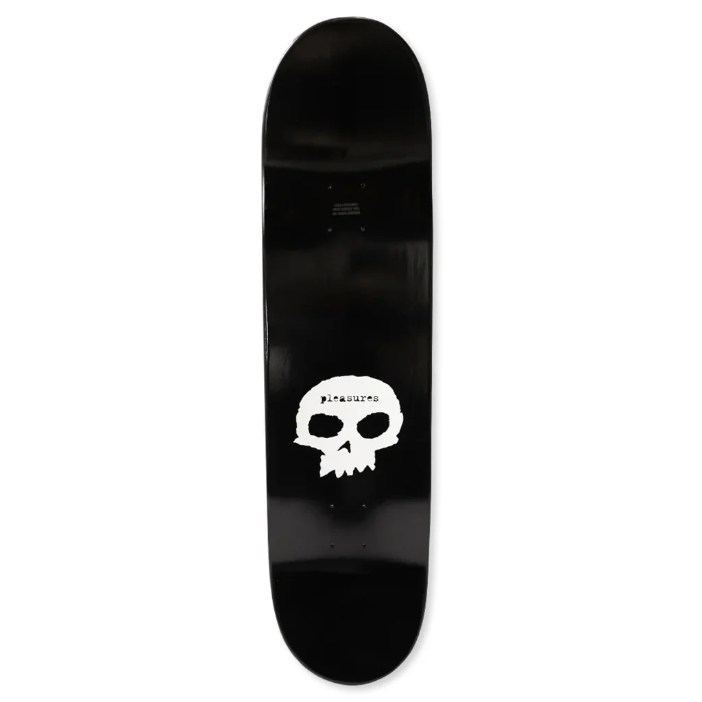Pleasures x Zero Skulls Skate Deck - Black - Image 2