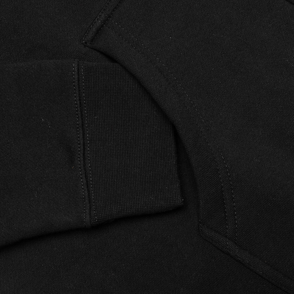 Spike Zip Hoodie - Black - Image 6