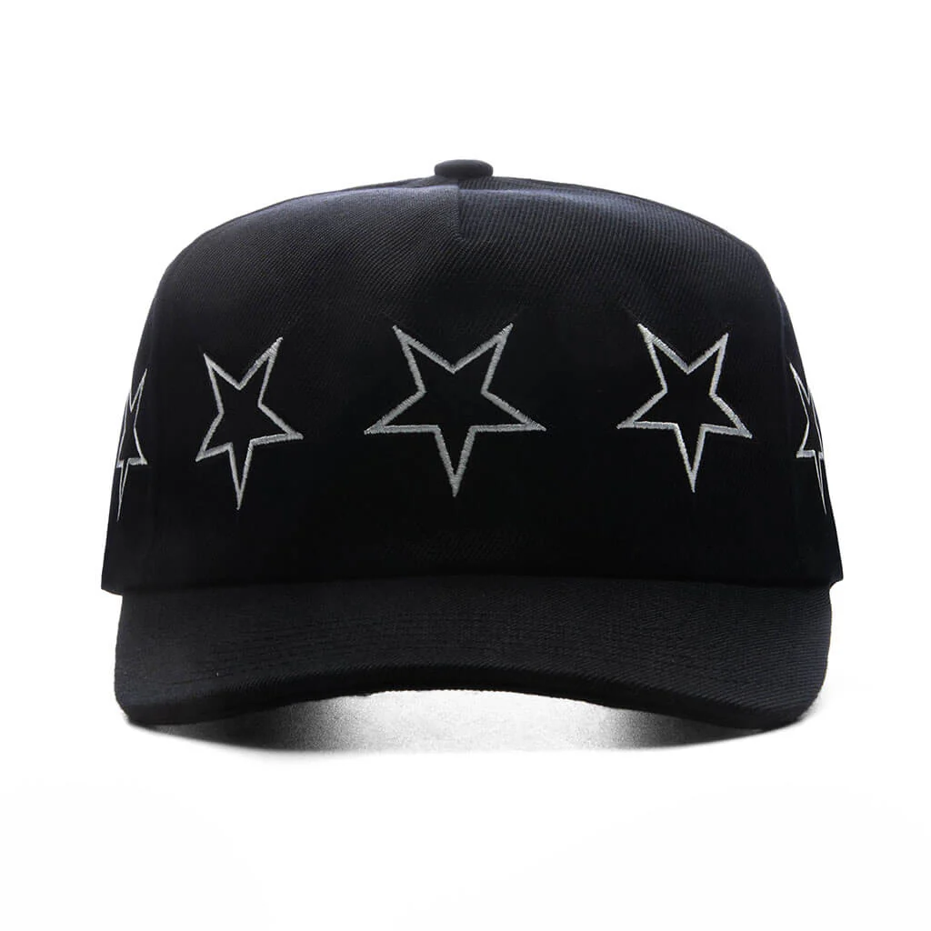 Pleasures x Zero Stars Snapback - Black